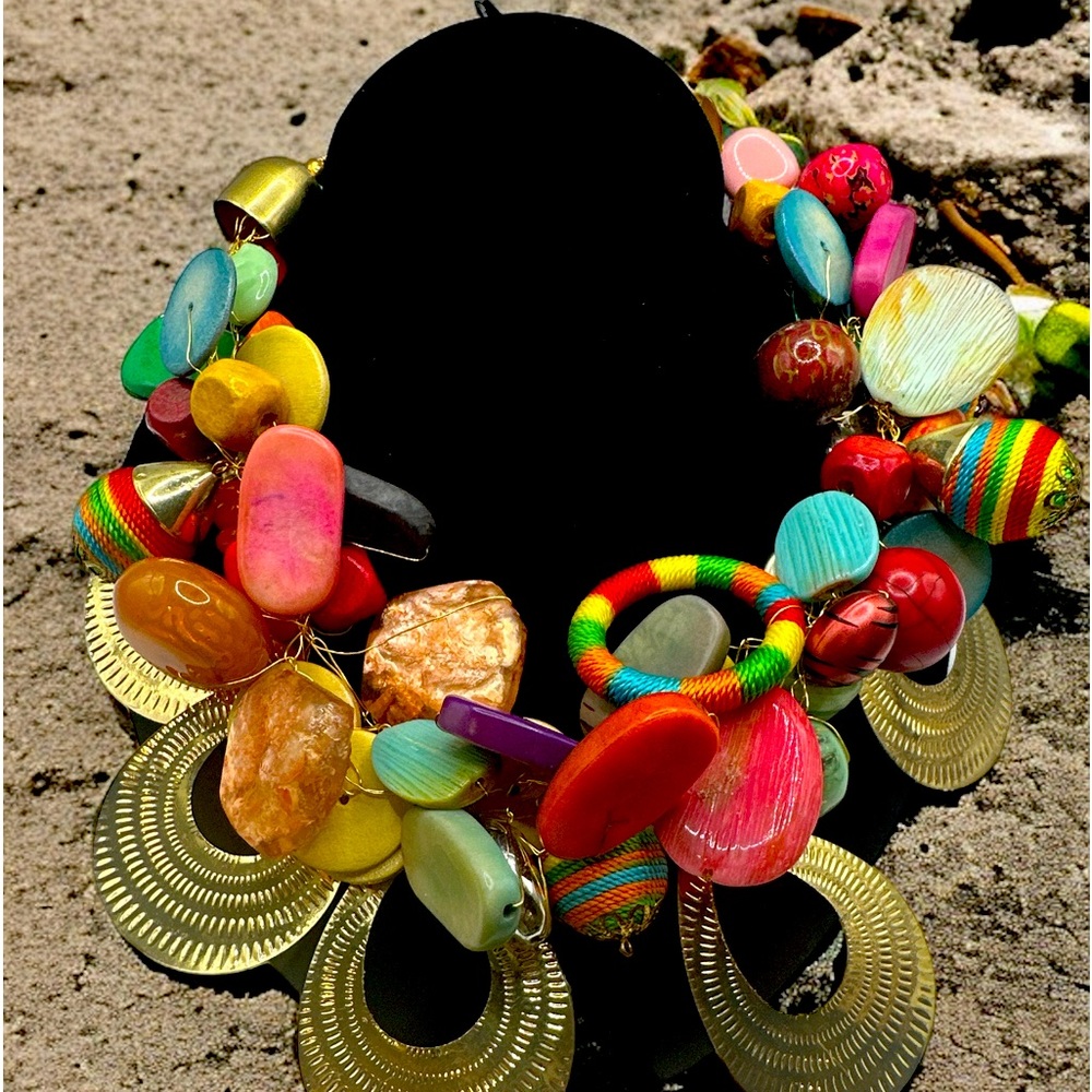 Handmade beaded necklace